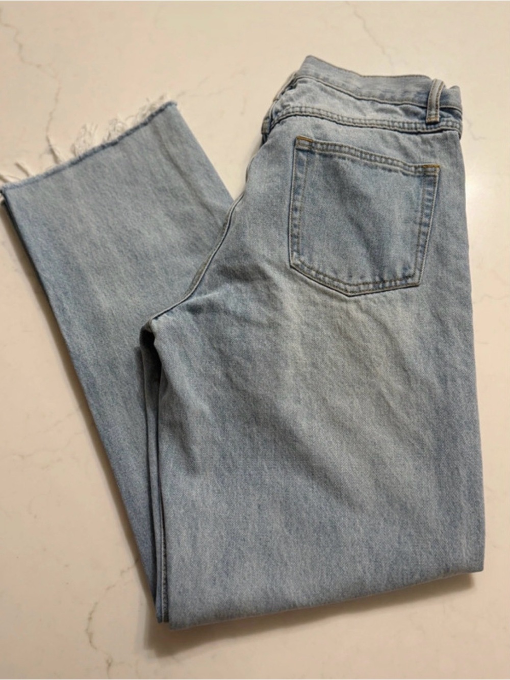 J. Galt Light Wash High Rise Straight Leg Jeans Size Medium